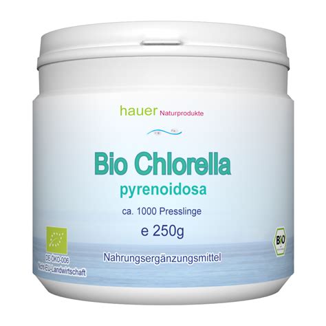 Bio Chlorella Pyrenoidosa Nahrungserg Nzung Hauer Naturprodukte