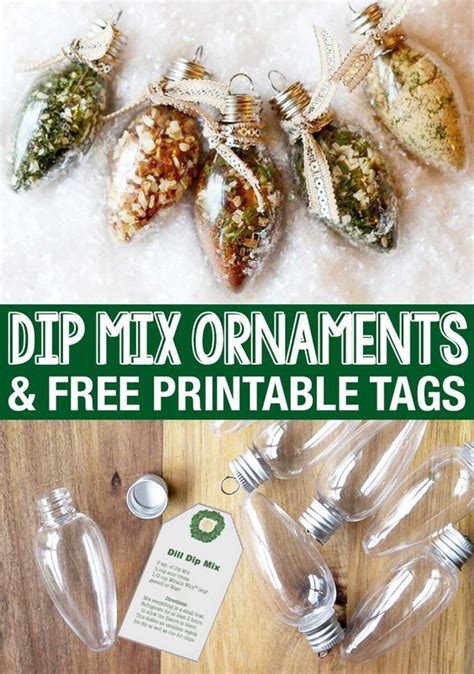 Diy Dip Mixes And Free Printable Artofit