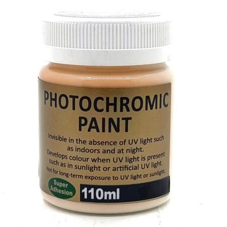 Photochromic Paints. Transparent but coloured in UV Light | Bastion Paint Online Shop