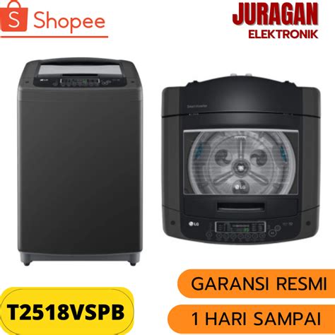 Jual Mesin Cuci Top Loading Lg 18 Kg T2518vspb T2518 Smart Inverter