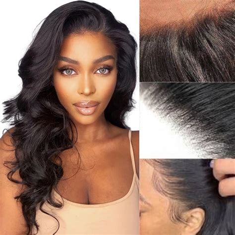 Buy High Quality Body Wave 13x4 Lace Wig Online Natural Black Human Hair