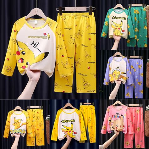 Kit Pijama Pikachu Pokemon Infantil Menino Menina Animado Fino Anime