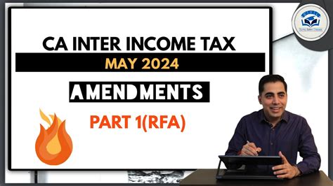 CA INCOME TAX AMENDMENTS MAY 2024 PART 1 YouTube