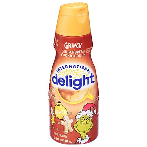 International Delight Grinch Gingerbread Cookie Dough Coffee Creamer 32 ...