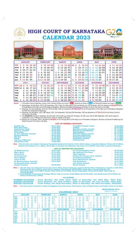 Rajasthan High Court Calendar 2024 Cody Tallie