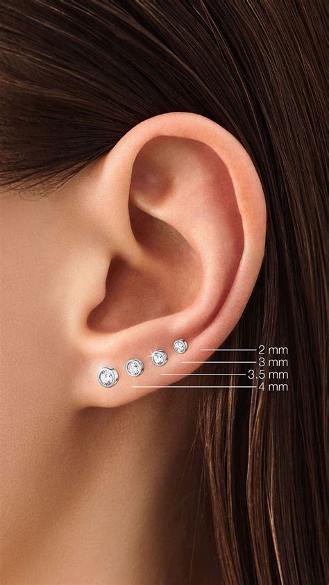 Piercing Clou DOreille Unique Chaton Rond 2 MM In 2024 Piercing Ear