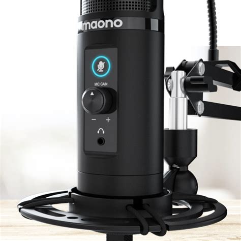 Kit Maono Au-pm422 Microfono Usb Con Control De Volumen | Grey Music