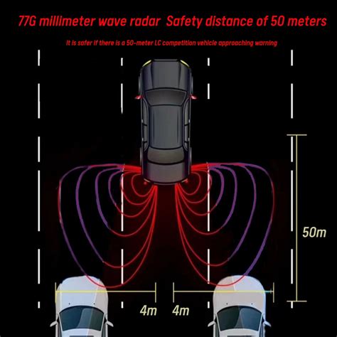 Radar De Cambio De Carril De Onda Milim Trica Asistente De Monitoreo M