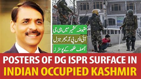 Posters Of Dg Ispr Maj Gen Asif Ghafoor Surface In Iok Daily