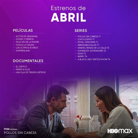 HBO MAX ABRIL 2023