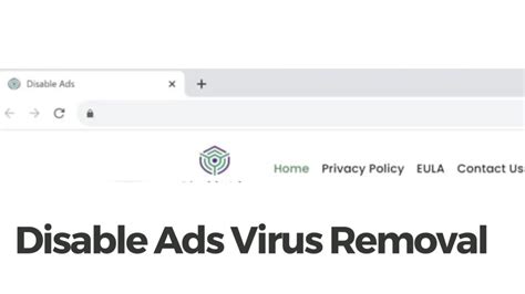 Disable Ads Virus Removal Guide [5 Minutes]