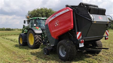 Sianokiszonka 2020 Testy Massey Ferguson Rb 4160v John Deere 6430 Agrimar Gr Myszka