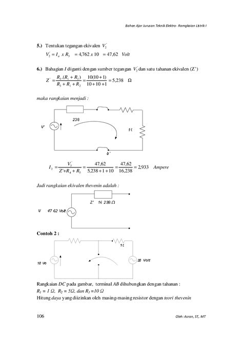 Rangkaian Listrik Bahan Ajar Jurusan Teknik Elektro Ramgkaian