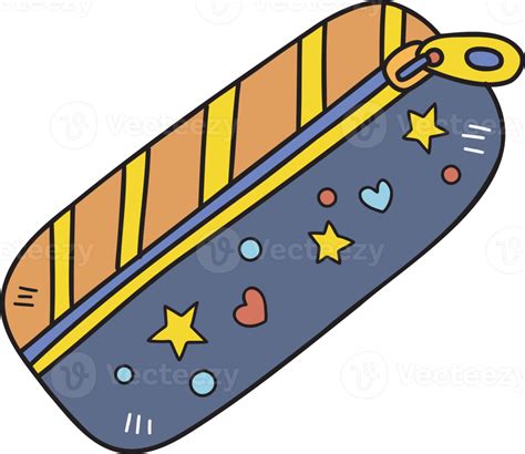 Hand Drawn pencil case illustration 13126794 PNG