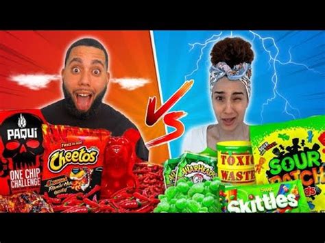 Ultimate Spicy Vs Sour Challenge Youtube