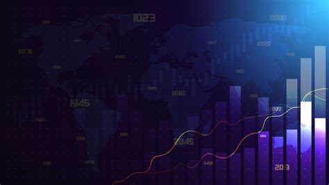 Trading background with soaring bar chart. 2713616 Vector Art at Vecteezy