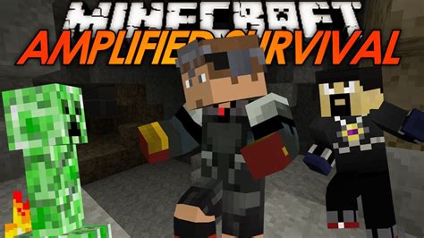 Minecraft Amplified Hardcore Survival First To Diamond W Antvenom