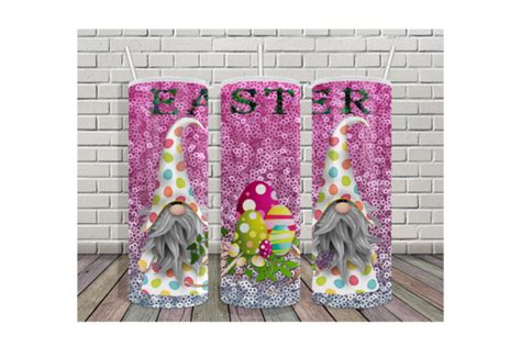 20oz Tumbler Happy Easter Day Graphic By Ratipornkungdent Creative