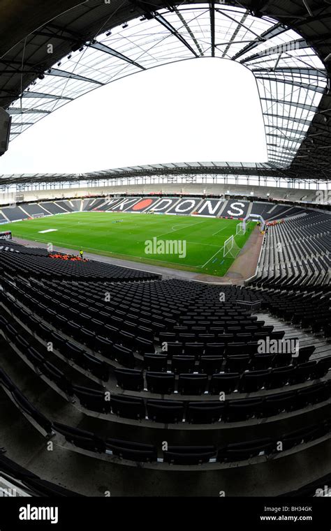 Milton Keynes Dons Fc Denbigh Stadium Hi Res Stock Photography And