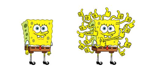 Spongebob Thumbs Up Animated Cursor - Sweezy Custom Cursors