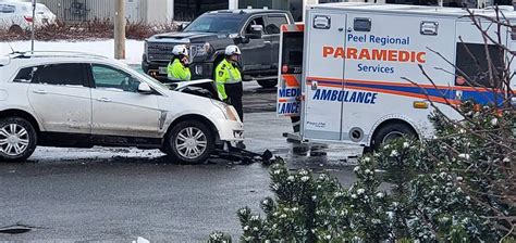 Ambulance Involved In Two Vehicle Crash In Mississauga Insauga