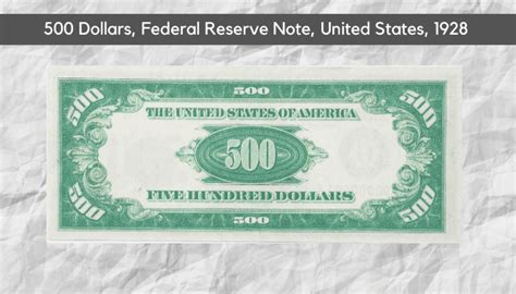 500 Dollar Bill Value Chart: How Much Is it Worth? - Valuable U.S Coins