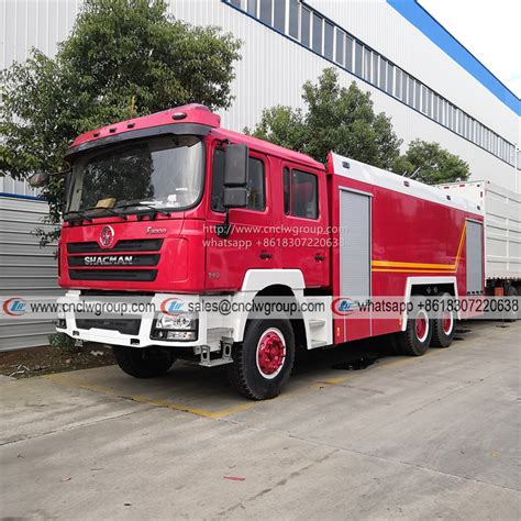 Shacman F X Liter Water Tender Fire Engine Truck Fire