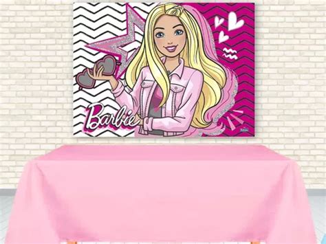 Painel Festa Aniversário Barbie Toalha De Mesa MercadoLivre