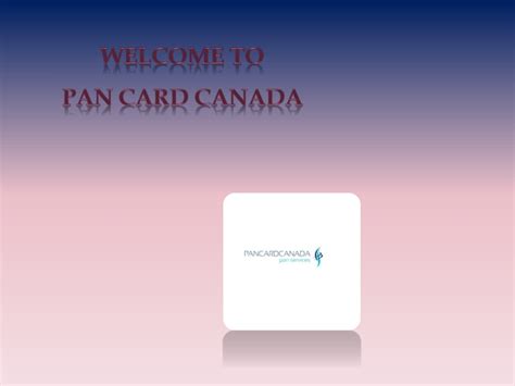 Ppt Apply For A Pan Card Online Hassle Free At Pan Card Canada