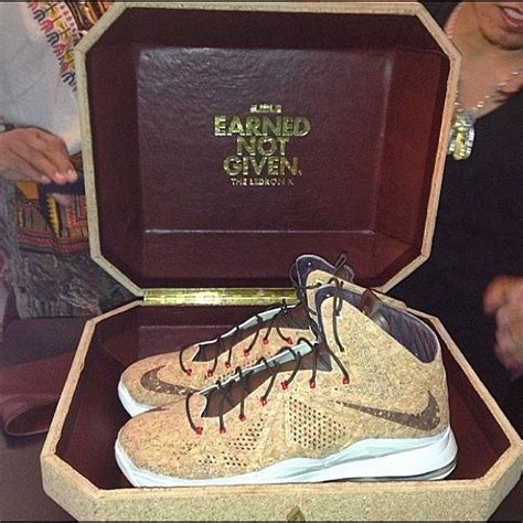 First Look at LeBron X Cork Special Packaging and its Price! | NIKE ...