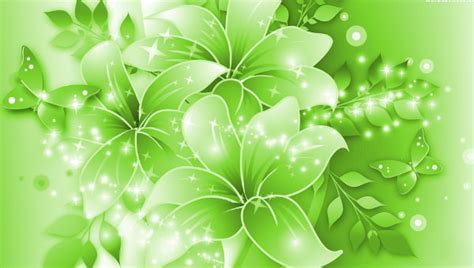 10 High Res Beautiful Green Floral Wallpaper Patterns Free And Premium