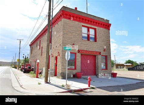 FIre Station in Goldfield, Nevada Stock Photo - Alamy