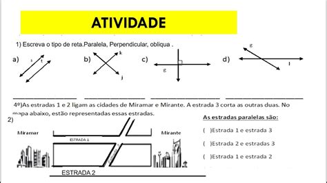 Classifique As Retas Abaixo Como Paralelas Ou Concorrentes