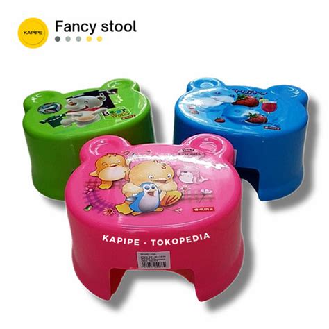 Jual Bangku Pendek Plastik Kursi Anak Jongkok Lion Star Fancy Stool G