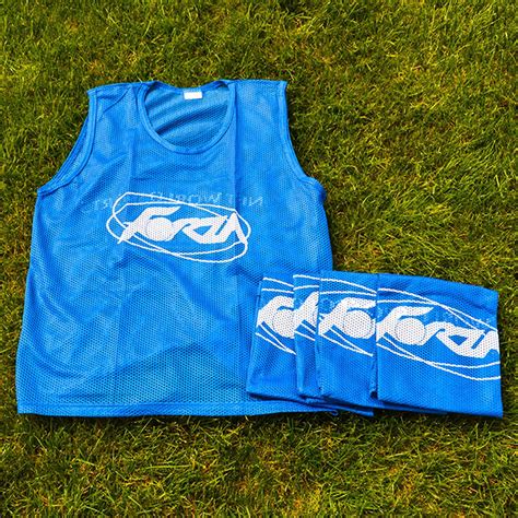 Blue Rugby Training Bibs 5 Pack Junior Net World Sports