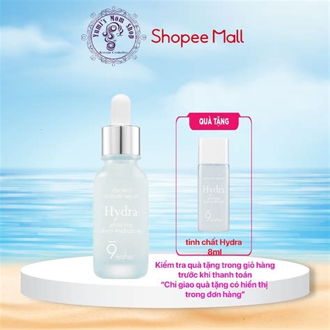 Tinh Ch T D Ng M Wishes Hydra Skin Ampule Serum Ml Shopee Vi T Nam