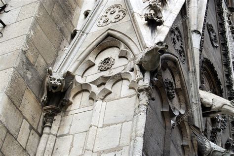 Notre Dame Cathedral gargoyles — Stock Photo © begepotam #2074599