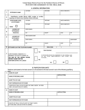 Fillable Online Ilnd Uscourts Reset Form United States District Court