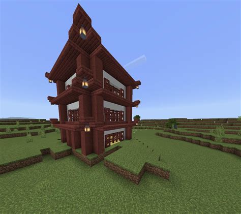 Chinese house :P : r/Minecraftbuilds