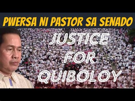 Pwersa Ni Pastor Quiboloy Nag Rally Sa Harap Ng Senado Dds Bisdak