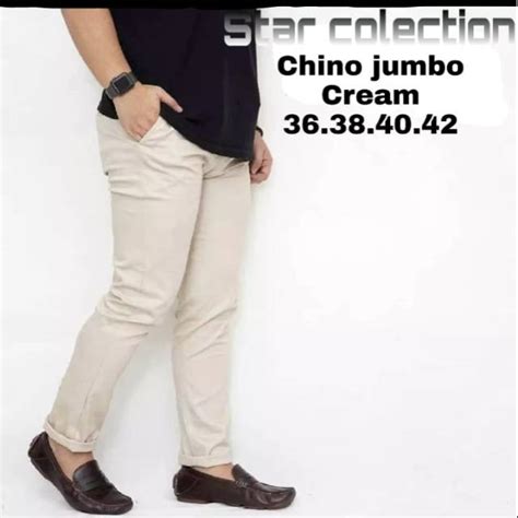 Jual Celana Chino Pria Super Jumbo Big Size Premium Shopee