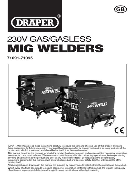 Mig Manual Pdf Welding Construction