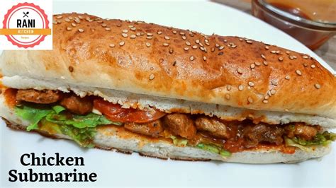 Home Made Submarine Dinemore Submarine Recipe Chicken Submarine