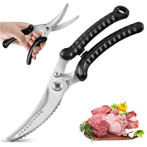 Ghojet Poultry Shears Stainless Steel Kitchen Scissors Heavy Duty