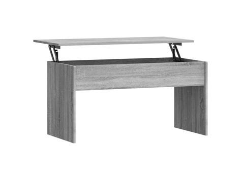 Table Basse Sonoma Gris X X Cm Bois D Ing Nierie Conforama