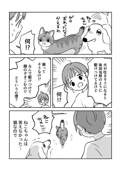 「叱られの気配を察知した犬猫12」ちとせの漫画