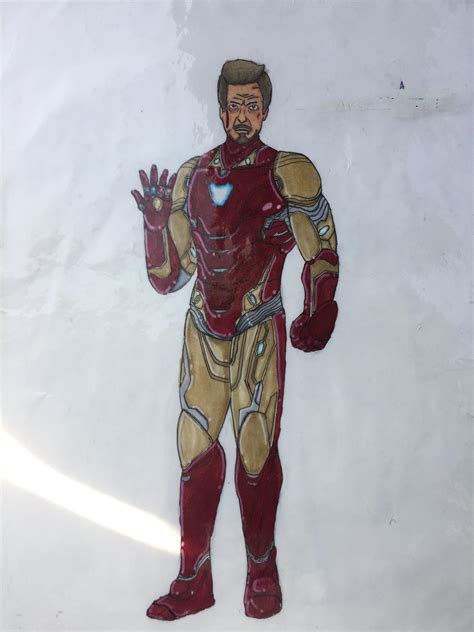 Iron man endgame drawing : r/marvelstudios