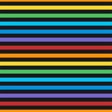 seamless colorful horizontal lines pattern vector