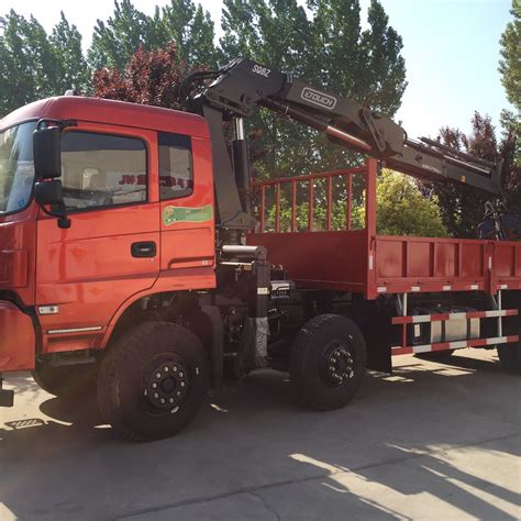 Max Lifting Capacity Ton Big Hydraulic Truck Mounted Crane For