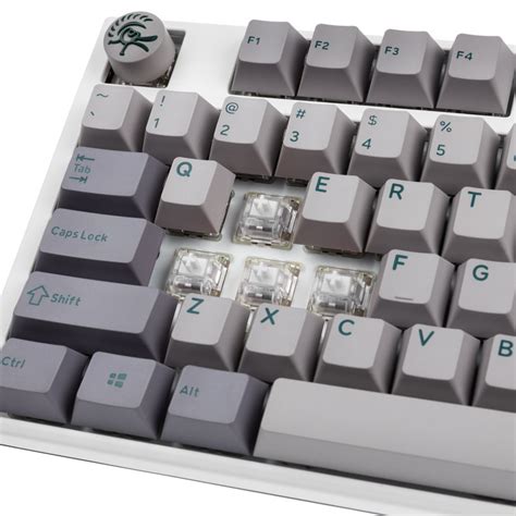 Ducky One 3 Mist Grey TKL Gaming Tastatur RGB LED MX Ergo Clear US